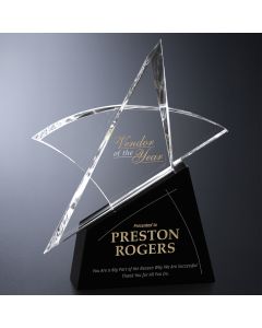 Vendor of the Year Award - Gemini Crystal Star