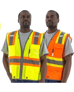 Majestic - Class 2 D-ring Pass Thru Mesh Safety Vest