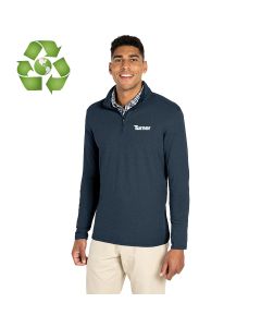 Charles River Men's Heathered Eco-logic Stretch Quarter-Zip
