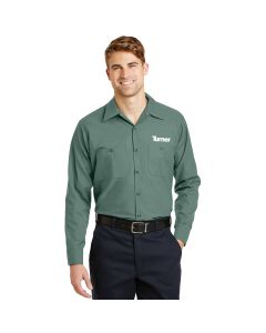 Red Kap Long Sleeve Industrial Work Shirt