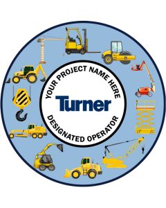 Designated Operator Hard Hat Sticker - Qty 50