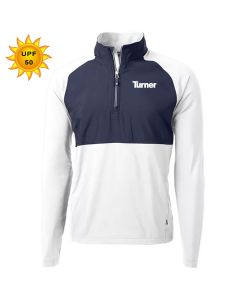 Cutter & Buck - Mens Team Adapt Eco Knit Hybrid Quarter Zip