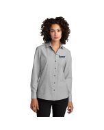 MERCER+METTLE Women's Long Sleeve Stretch Woven Shirt